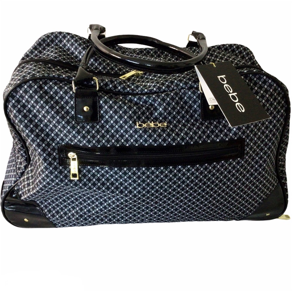 BEBE GISELLE rolling duffle